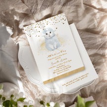 Ein kleines Lamm ist auf dem Weg zur religiösen Ki