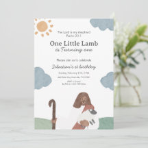 Ein kleines Lamm Psalm 23 Geburtstag