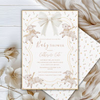 Ein kleines Lamm Yellow Lämmer Schaf Baby-Party