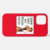 "Ein kleines Land und eine ganze Lotta DIVA" Case-Mate iPhone Hülle (Rückseite (Horizontal))