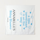 Ein kleines Liebchen Baby Dusche Willkommen Wandteppich (Vorderseite (Horizontal))