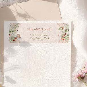 Ein Kleines Liebeskäfer-Rücksende-Adressetikett