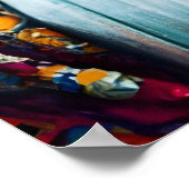 Ein kleines Mädchen aus Afghanistan mit ihrem Schm Poster (Ecke)