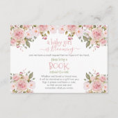 Ein kleines Mädchen blüht mir auf, ich buche für e Begleitkarte (Vorderseite)