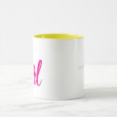 ein kleines Mädchen Tasse (Zentrum)