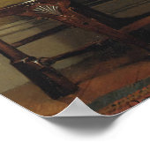 Ein kleines Mädchen und ihre Sheltie von Burton Ba Poster (Ecke)