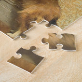 Ein kleines Mädchen und ihre Sheltie von Burton Ba Puzzle (Seite)