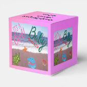 Ein kleines Mädchen unterwegs: Ozeanabenteuer Geschenkschachtel (Rückseite)