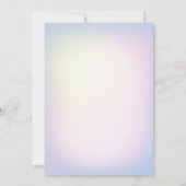 Ein kleines Mermaid Girl Shower Party Einladung (Rückseite)