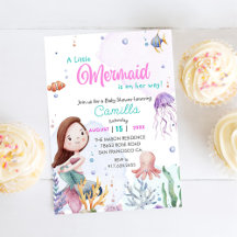 Ein kleines Mermaid Girl Shower Party