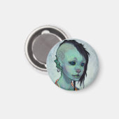 Ein kleines Mermaid Magnet (Vorderseite/Rückseite)