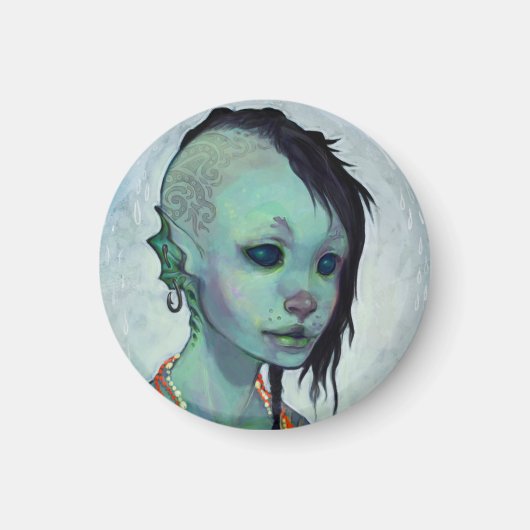 Ein kleines Mermaid Magnet (Vorne)