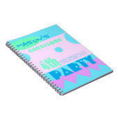 Ein kleines Monster 4. Geburtstag Party Gästebuch Notizblock (Rechte Seite)