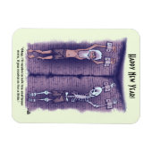 Ein kleines New Year's Foto Magnet (Horizontal)