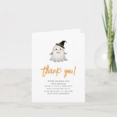 Ein kleines, Niedliches Halloween, Dankeschön Kart Dankeskarte (Vorderseite)