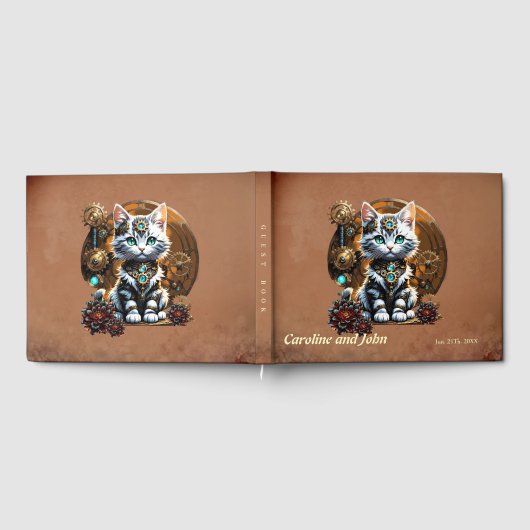 Ein kleines, niedliches Kätzchen im Steampunkstil. Gästebuch (Voll)