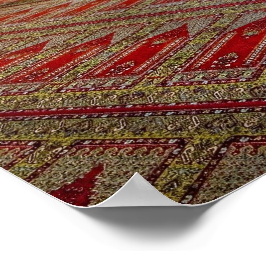 Ein kleines Paradies; Sokollu Mehmet Pasha Moschee Poster (Ecke)