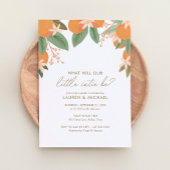 Ein kleines Party der Süsse Gender Reveal Einladung