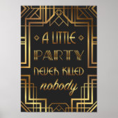 Ein kleines Party tötete nie, dass niemand untersc Poster (Vorne)