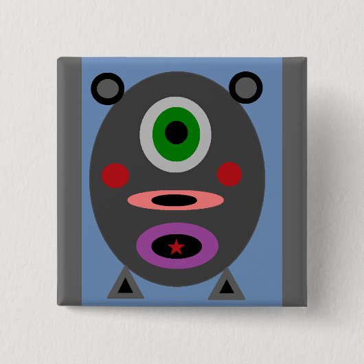 Ein kleines Piggy Button (Vorderseite)