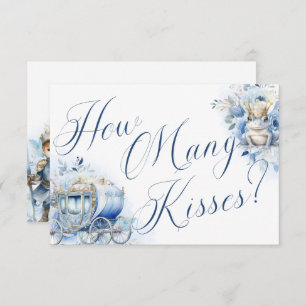 Ein kleines Prince Royal Blue Duwer Kisses Einladung