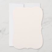 Ein kleines Princess Pink Gold Castle Baby Dusche Einladung (Rückseite)