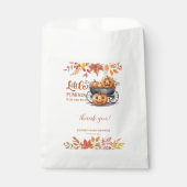 Ein kleines Pumkin Halloween-Herbstdusche Geschenktütchen (Vorderseite)