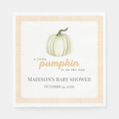 Ein kleines Pumpkin Baby Duschpapier Napkin Serviette (Vorderseite)