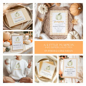 Ein kleines Pumpkin Baby Duschpapier Napkin Serviette