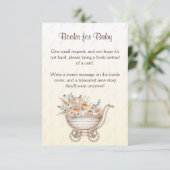 Ein kleines Pumpkin Boho Babyduschbücher für Baby Begleitkarte (Stehend Vorderseite)