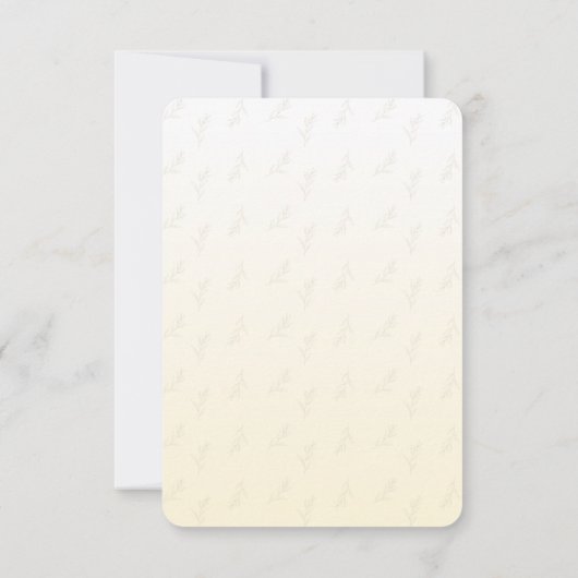 Ein kleines Pumpkin Boho Babydusche Dankeskarte (Rückseite)