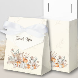 Ein kleines Pumpkin Boho Babydusche Geschenkschachtel