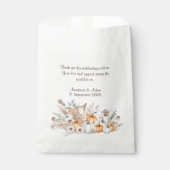 Ein kleines Pumpkin Boho Babydusche Geschenktütchen (Vorderseite)