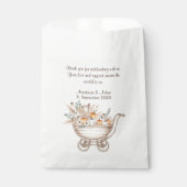 Ein kleines Pumpkin Boho Babydusche Geschenktütchen (Vorderseite)