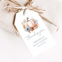 Ein kleines Pumpkin Boy Fall Baby Dusche Vielen Da