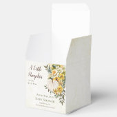 Ein kleines Pumpkin ernährt Gold Floral Baby Dusch Geschenkschachtel (Geöffnet)