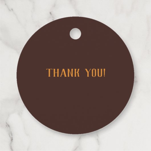 Ein kleines Pumpkin Fall Baby Duschgeschlecht neut Geschenkanhänger (Rückseite)