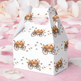 Ein kleines Pumpkin Fall Baby Duschgeschlecht neut Geschenkschachtel