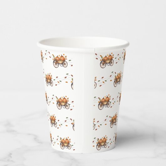 Ein kleines Pumpkin Fall Baby Duschgeschlecht neut Pappbecher (Rechts)