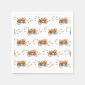 Ein kleines Pumpkin Fall Baby Duschgeschlecht neut Serviette (Vorderseite)