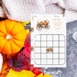 Ein kleines Pumpkin Fall Baby Showe Bingo Spiel