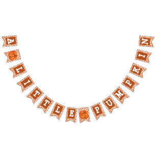 Ein kleines Pumpkin-Party-Banner Wimpelkette