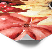 Ein kleines Pumpkin Romper Begrüßungszeichen Poster (Ecke)