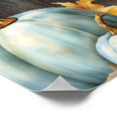 Ein kleines Pumpkin Romper Begrüßungszeichen Poster (Ecke)