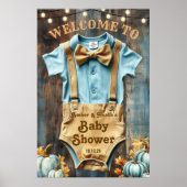 Ein kleines Pumpkin Romper Begrüßungszeichen Poster (Vorne)