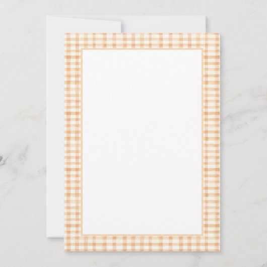 Ein kleines Pumpkin Rustic Boho Fall Baby Dusche Dankeskarte (Rückseite)