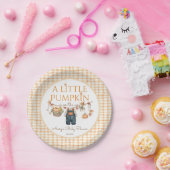 Ein kleines Pumpkin Rustic Boho Fall Baby Dusche Pappteller (Party)