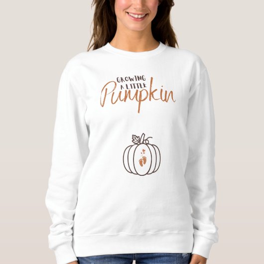 Ein kleines Pumpkin Sweatshirt wachsen (Vorderseite)