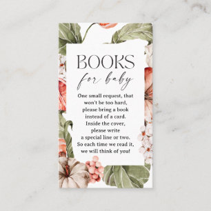 Ein kleines Puppen Baby Duschbücher für Baby Visitenkarte