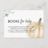 Ein kleines Puppkin-Baby-Duschbuchlein Begleitkarte (Vorderseite)